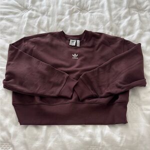 Adidas Deep Brown Crewneck Sweater